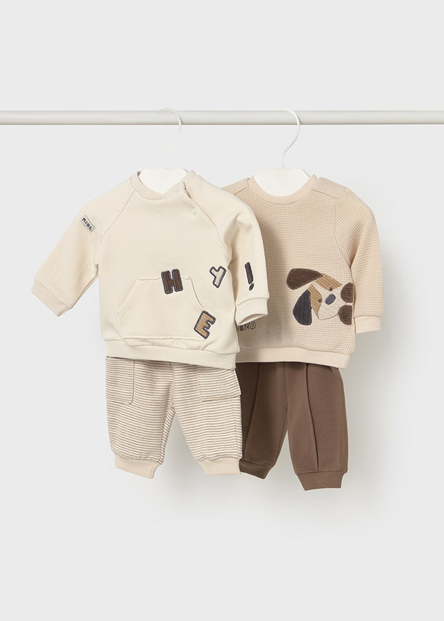 Conj. malha 4 peças - mayoral - New Born menino - AW25-2639
