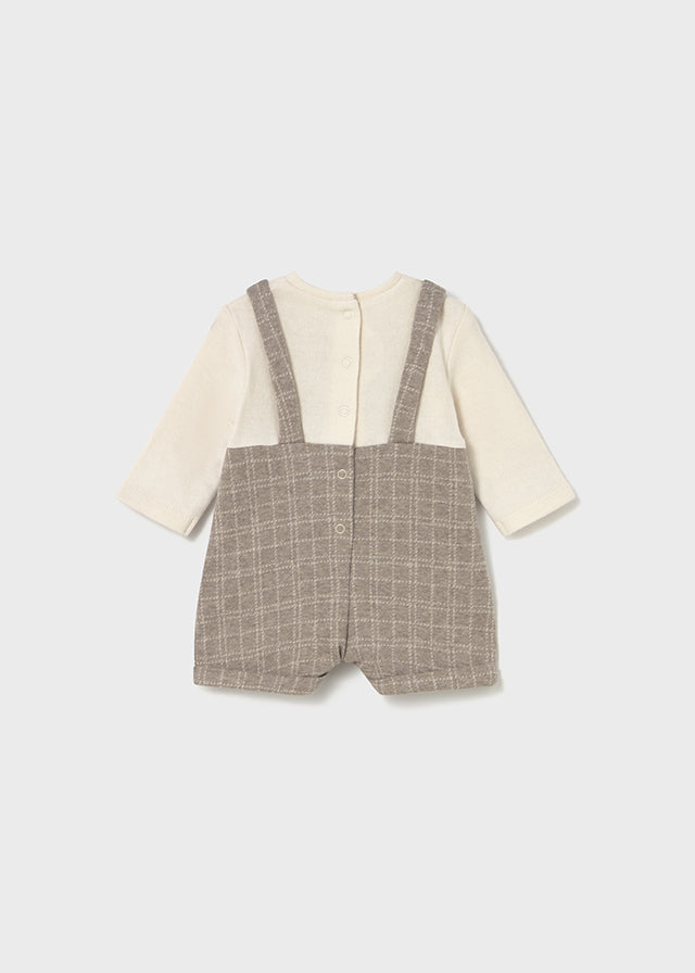 Conj. camisol/jardineira - mayoral - New Born menino - AW25-2645