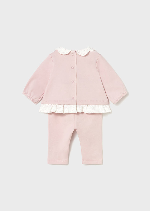 Conj. leggings felpa - mayoral - New Born menina - AW25-2707