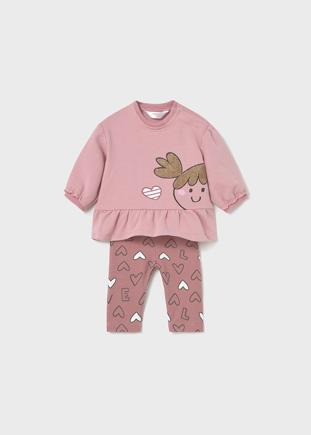 Conj. leggings 4 peças - mayoral - New Born menina - AW25-2710