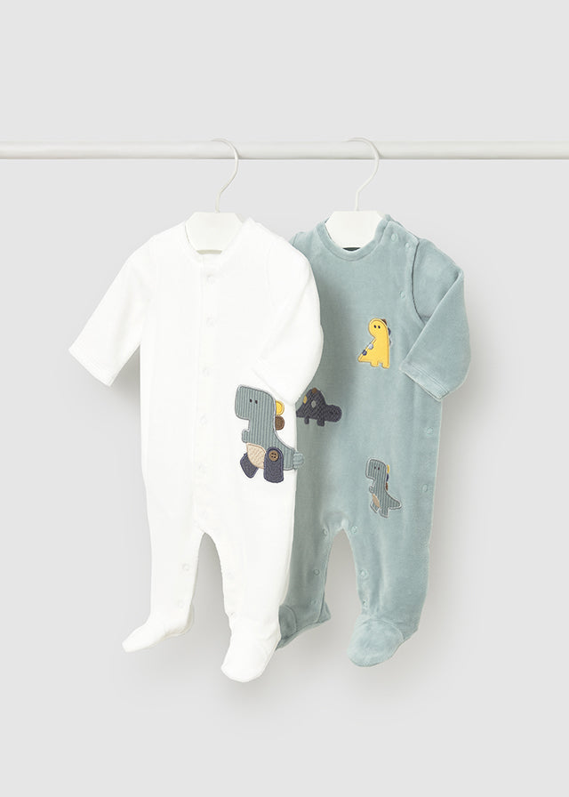 Set 2 fato bebé tundosado - mayoral - New Born menino - AW25-2719