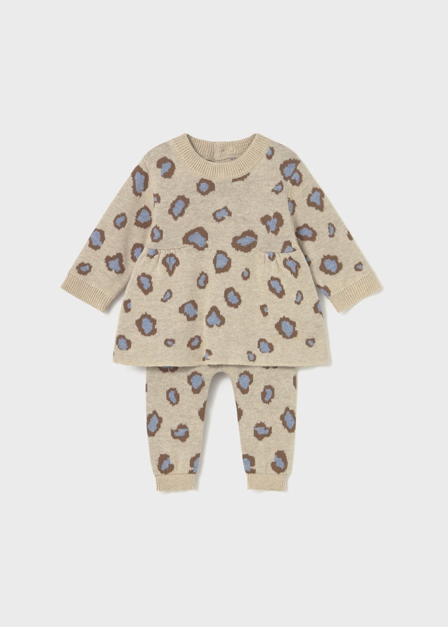 Conj. calça tricô - mayoral - New Born menina - AW25-2732