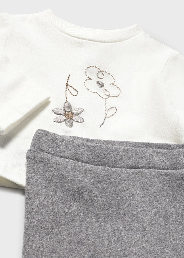 Conj. leggings 3 peças - mayoral - New Born menina - AW25-2733