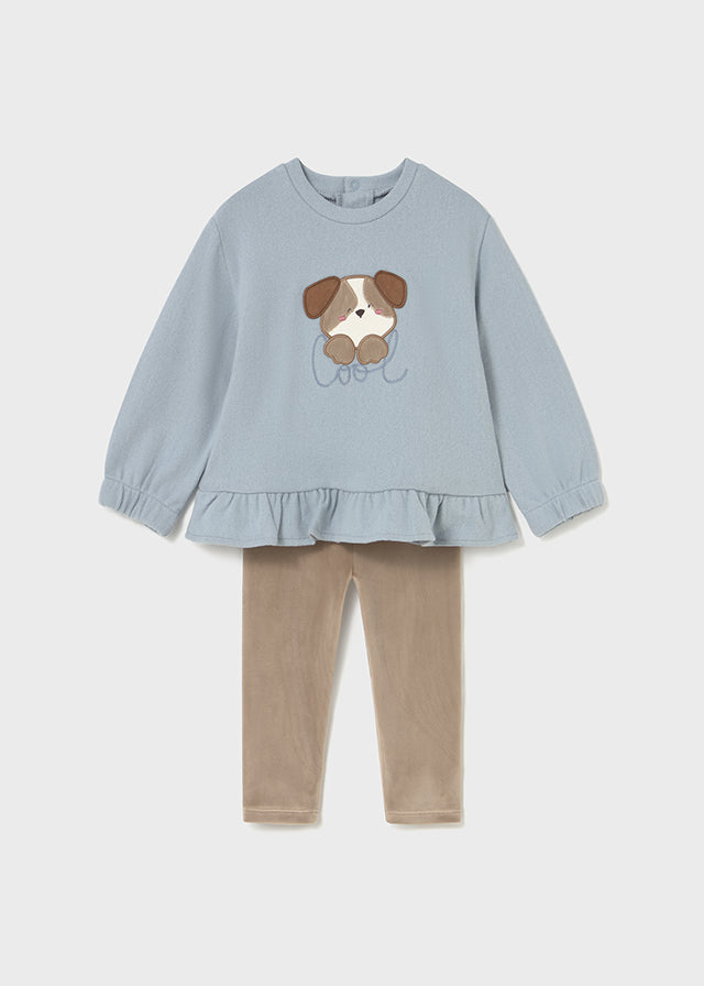 Conj. leggings sweat - mayoral - Baby menina - AW25-2738
