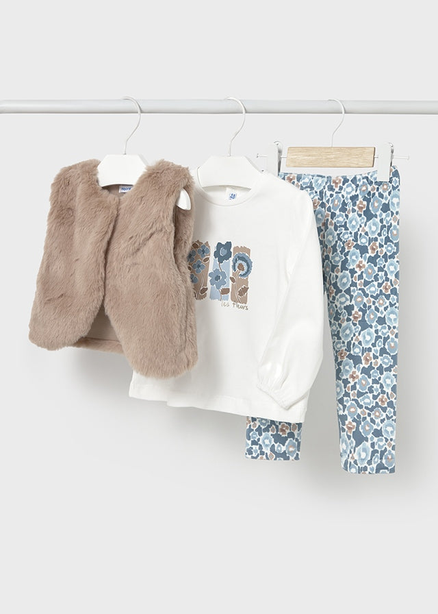 Conj. leggings 3 peças - mayoral - Baby menina - AW25-2739