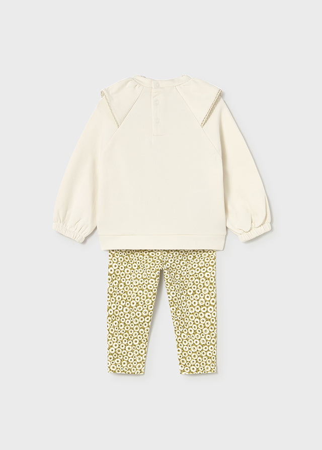 Conj. leggings sweat - mayoral - Baby menina - AW25-2741