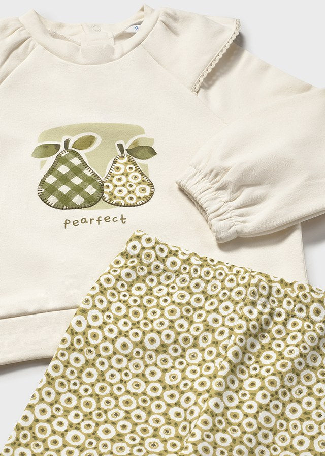 Conj. leggings sweat - mayoral - Baby menina - AW25-2741