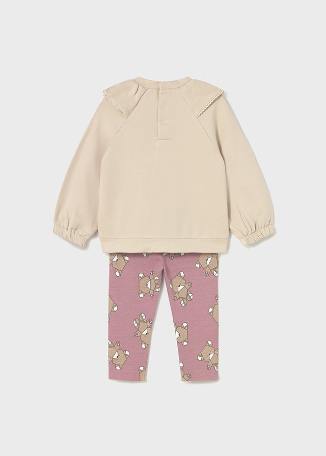 Conj. leggings sweat - mayoral - Baby menina - AW25-2741