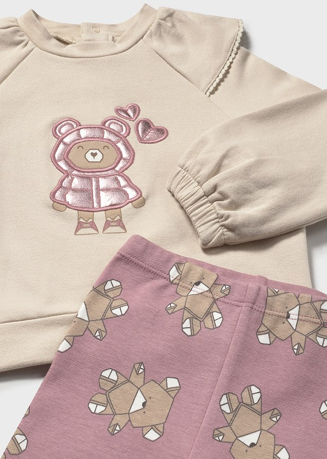Conj. leggings sweat - mayoral - Baby menina - AW25-2741
