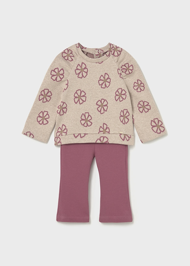 Conj. leggings sweat - mayoral - Baby menina - AW25-2742