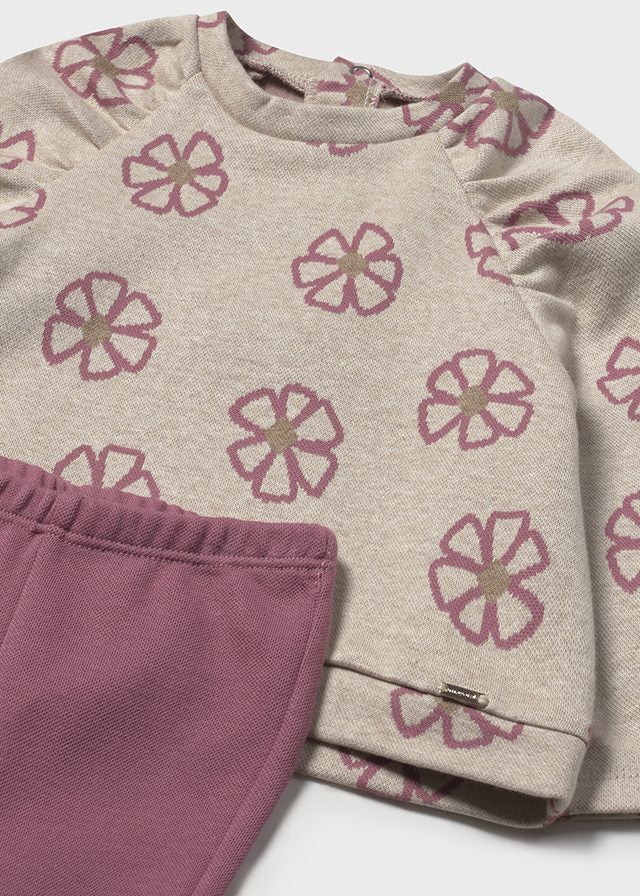 Conj. leggings sweat - mayoral - Baby menina - AW25-2742