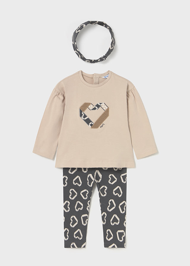 Conj.legginga com bandolete - mayoral - Baby menina - AW25-2744