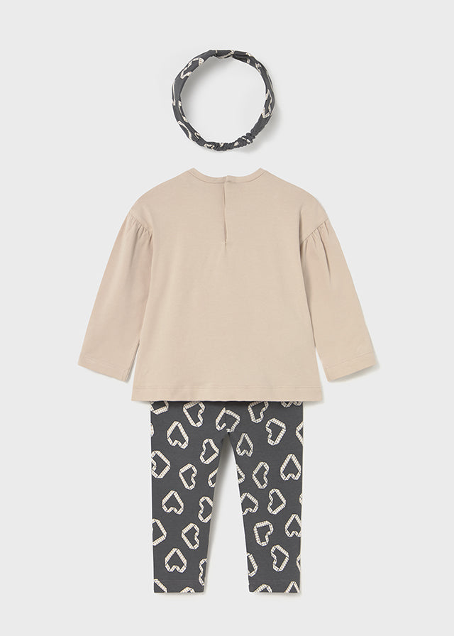Conj.legginga com bandolete - mayoral - Baby menina - AW25-2744