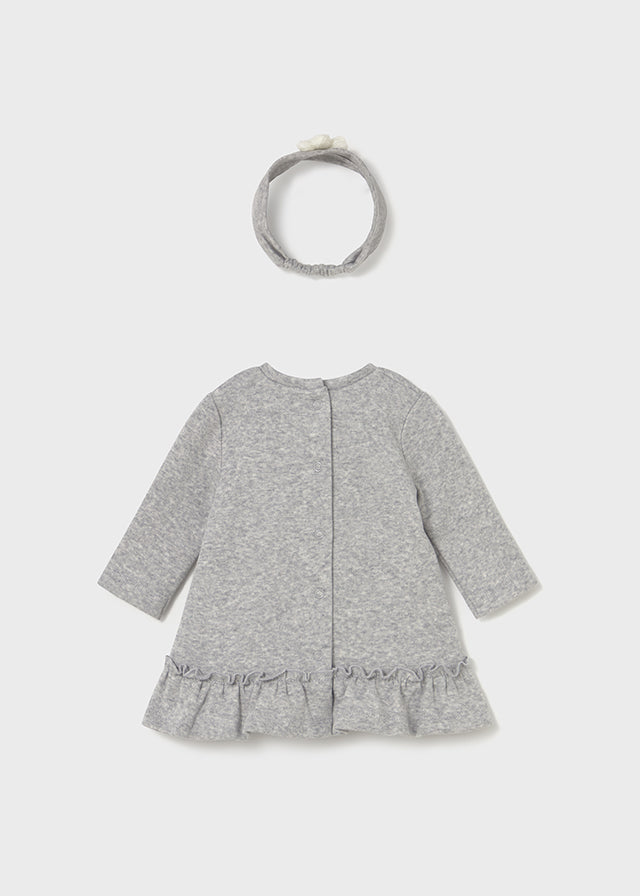 Vestido malha jacquard - mayoral - New Born menina - AW25-2809