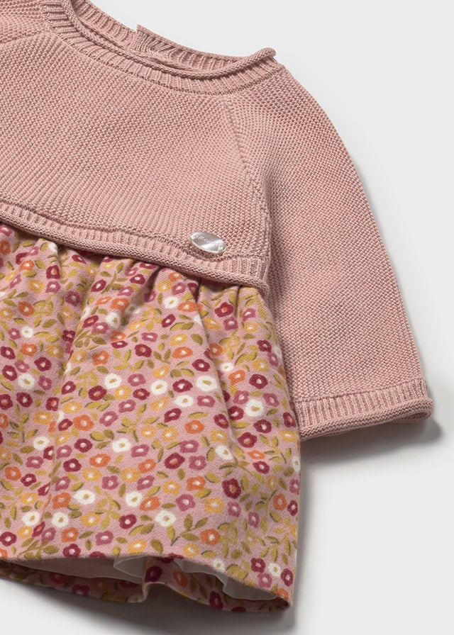 Vestido tricot - mayoral - New Born menina - AW25-2821