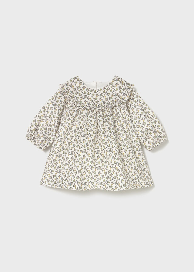 Vestido estampado - mayoral - New Born menina - AW25-2822