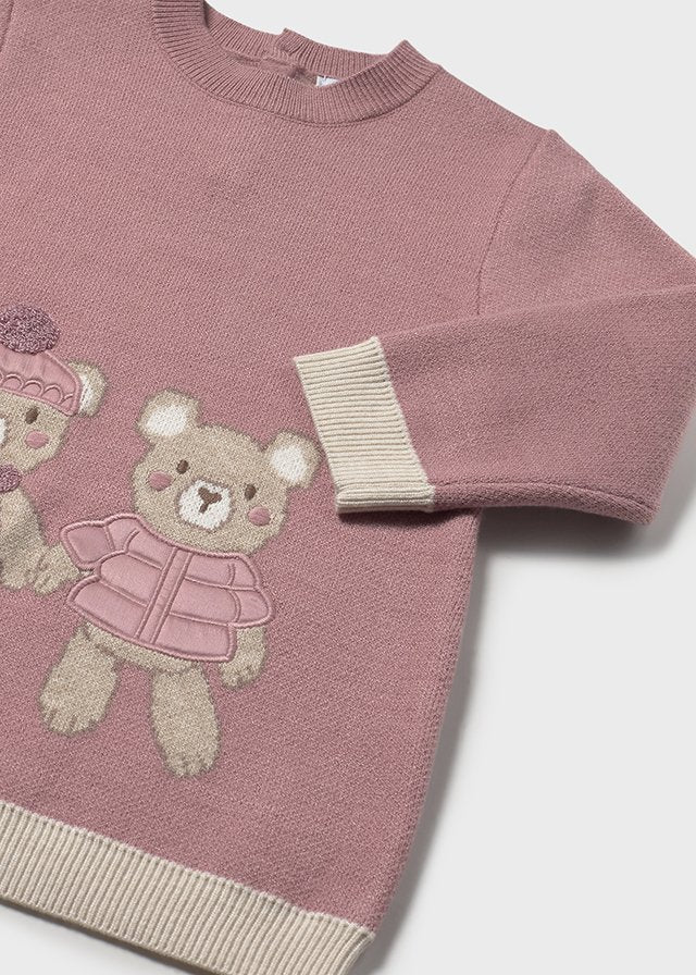 Vestido tricot jacquard - mayoral - Baby menina - AW25-2911