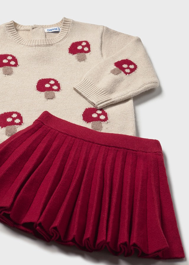Conj. saia tricô - mayoral - Baby menina - AW25-2925