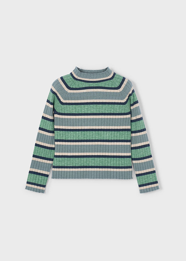 Camisola meia gola tricô - mayoral - Mini Menina - AW25-4001