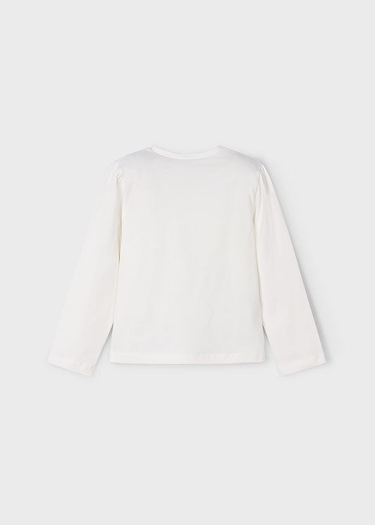 Camiseta m/comp. clássica - mayoral - Mini Menina - AW25-4011