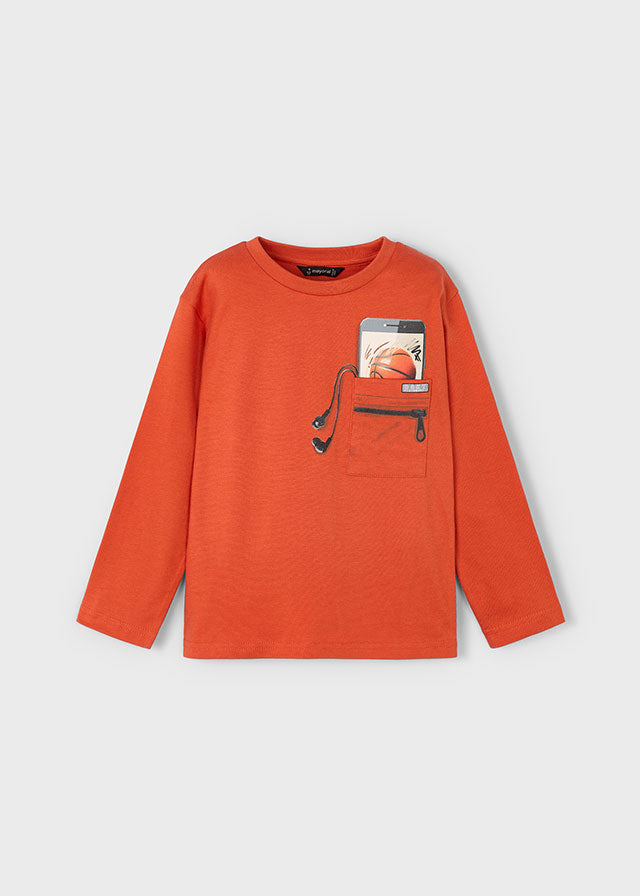 Camiseta m/comp. - mayoral - Mini Menino - AW25-4078