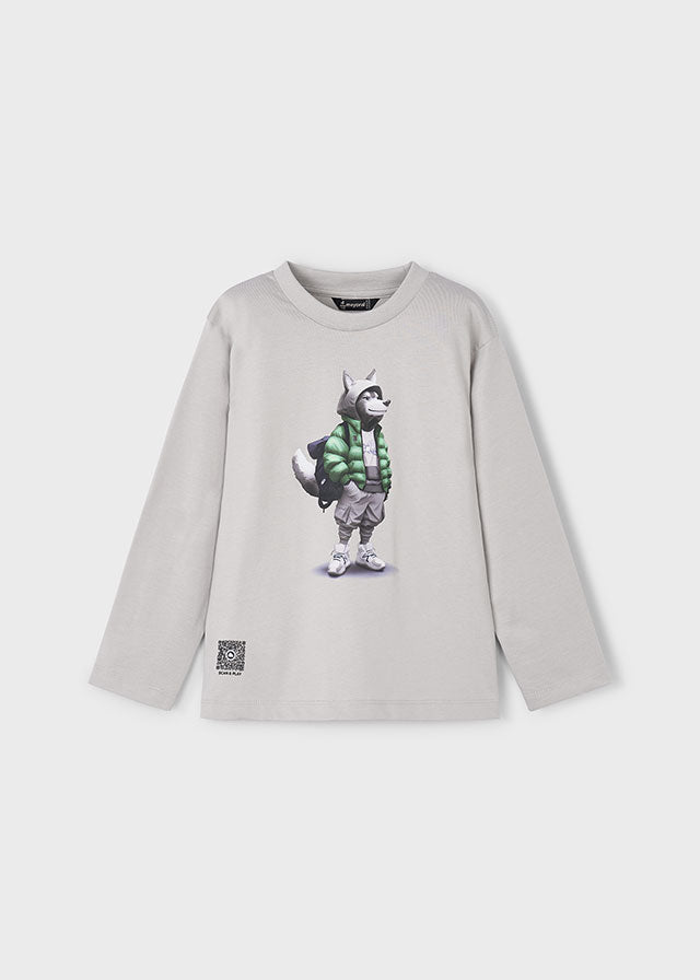 Camisola "wolf" - mayoral - Mini Menino - AW25-4083