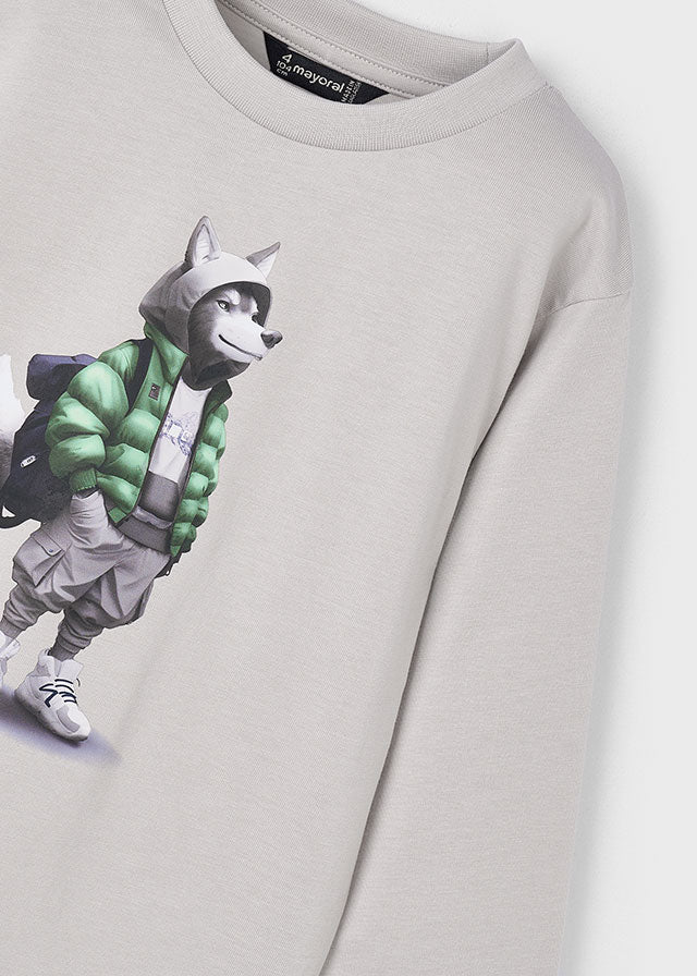 Camisola "wolf" - mayoral - Mini Menino - AW25-4083