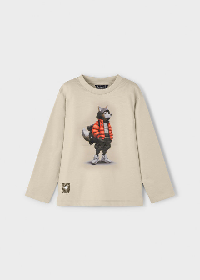 Camisola "wolf" - mayoral - Mini Menino - AW25-4083