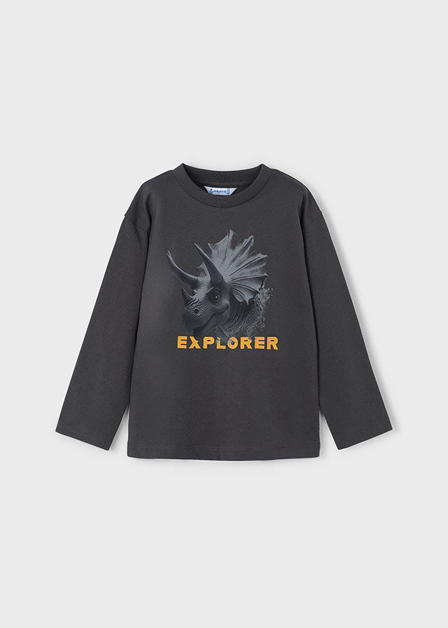 Camiseta m/l "explorer" - mayoral - Mini Menino - AW25-4090