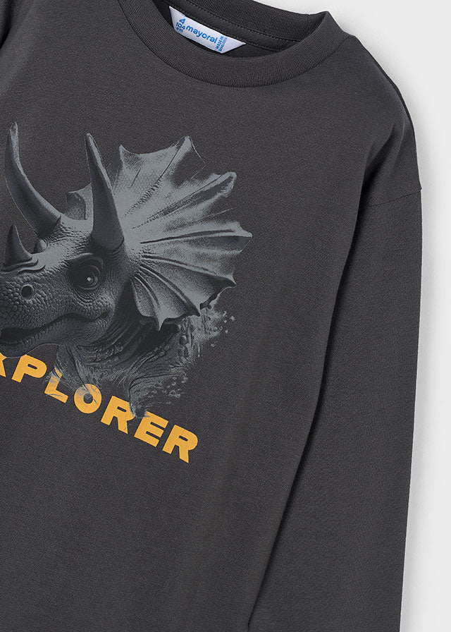 Camiseta m/l "explorer" - mayoral - Mini Menino - AW25-4090