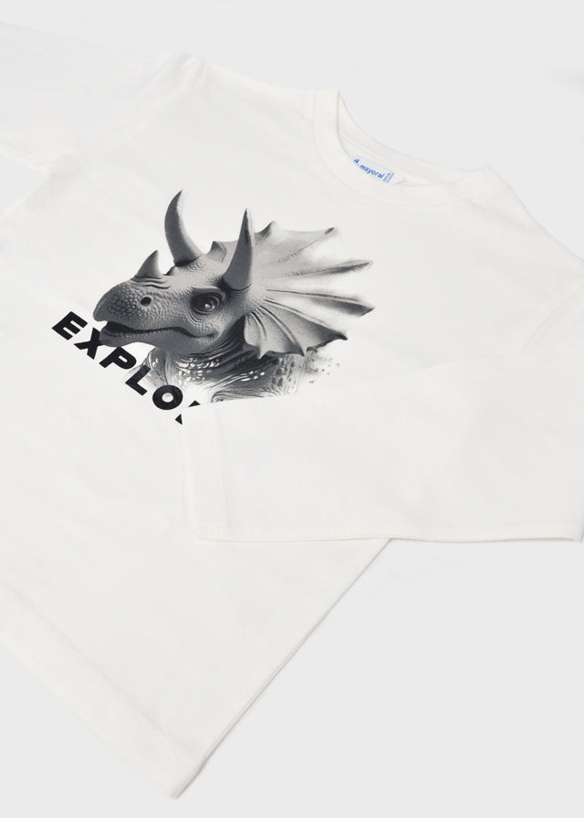 Camiseta m/l "explorer" - mayoral - Mini Menino - AW25-4090