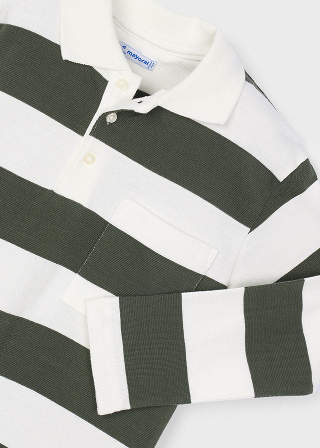Polo m/comp. riscas - mayoral - Mini Menino - AW25-4119