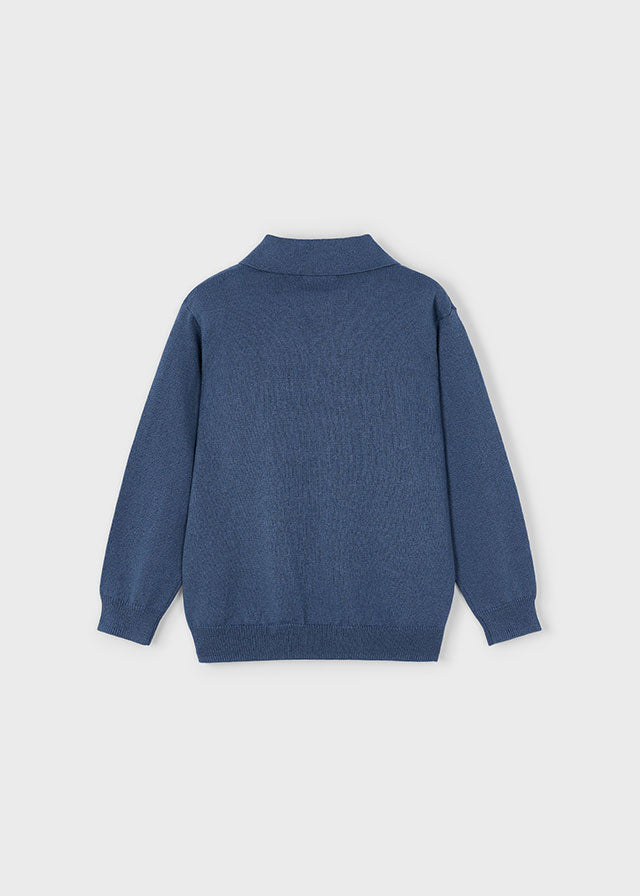 Polo m/comp. tricô - mayoral - Mini Menino - AW25-4122