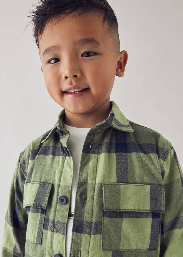 Sobrecamisa xadrez - mayoral - Mini Menino - AW25-4123