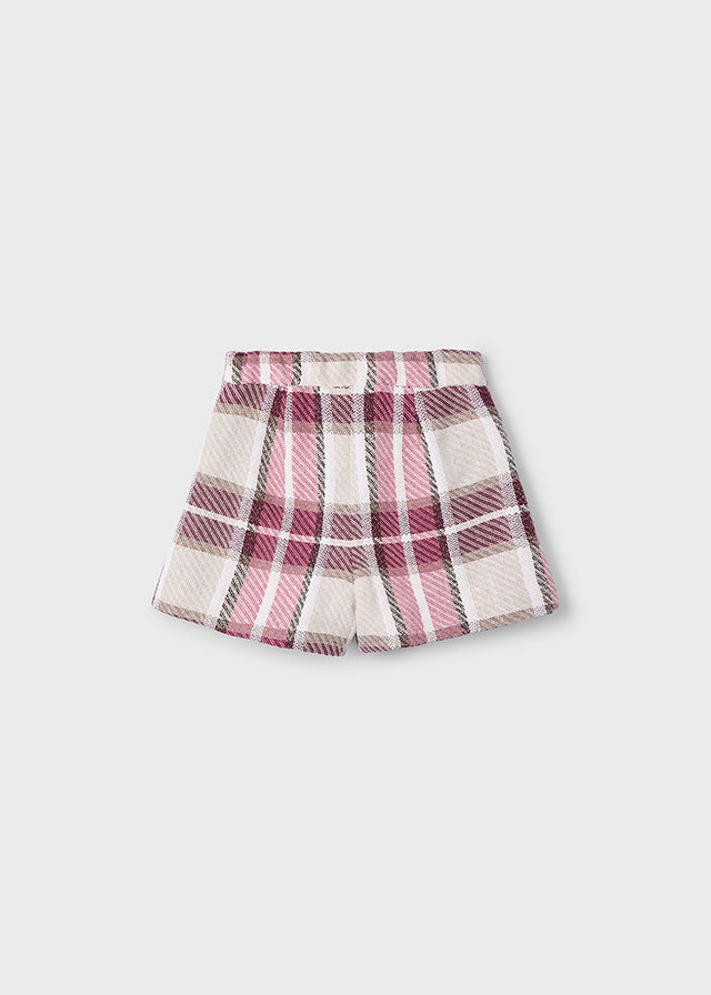 Bermuda xadrez - mayoral - Mini Menina - AW25-4225
