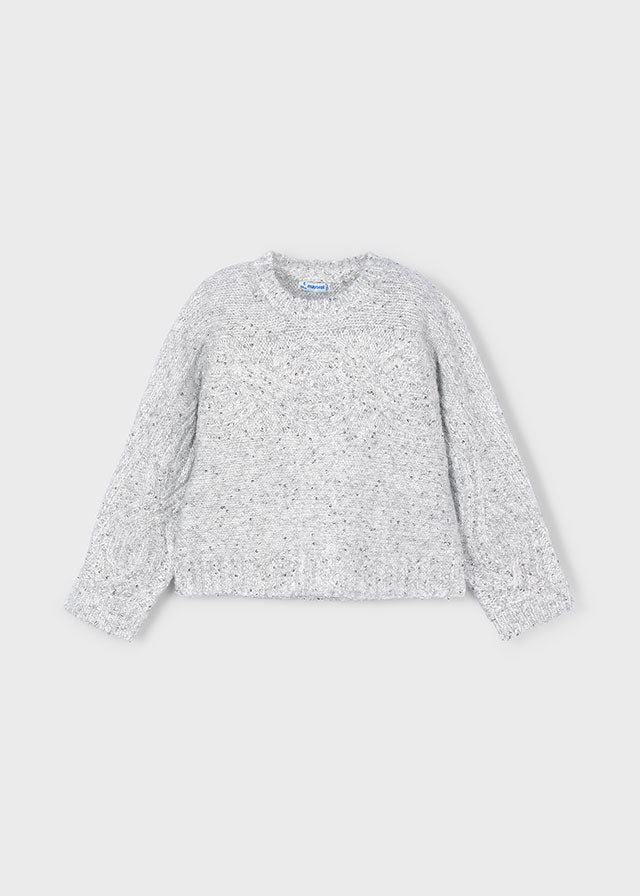 Jersey lantejoulas - mayoral - Mini Menina - AW25-4306