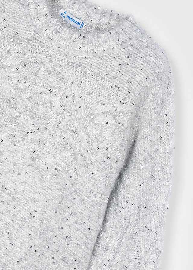 Jersey lantejoulas - mayoral - Mini Menina - AW25-4306