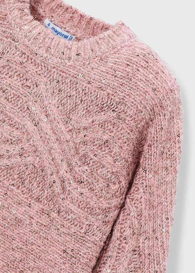Jersey lantejoulas - mayoral - Mini Menina - AW25-4306