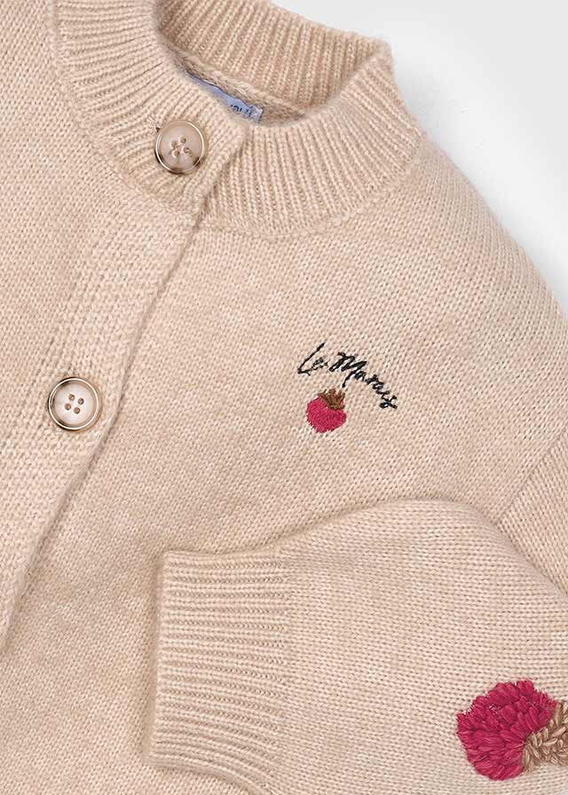 Casaco tricot fantasia - mayoral - Mini Menina - AW25-4309