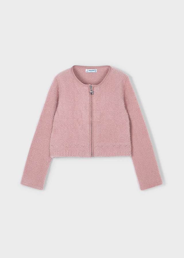 Casaco tricot pêlo - mayoral - Mini Menina - AW25-4310