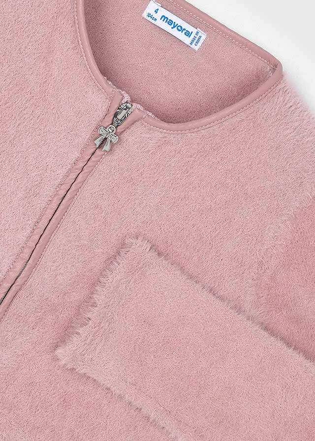 Casaco tricot pêlo - mayoral - Mini Menina - AW25-4310