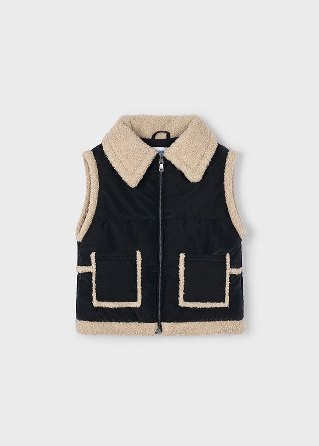 Colete contrastes - mayoral - Mini Menina - AW25-4313