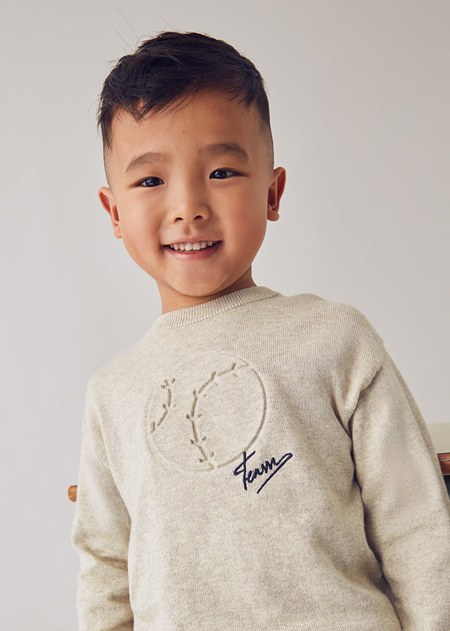 Jersey motivo relieve - mayoral - Mini Menino - AW25-4372