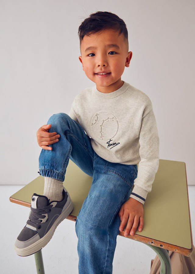 Jersey motivo relieve - mayoral - Mini Menino - AW25-4372