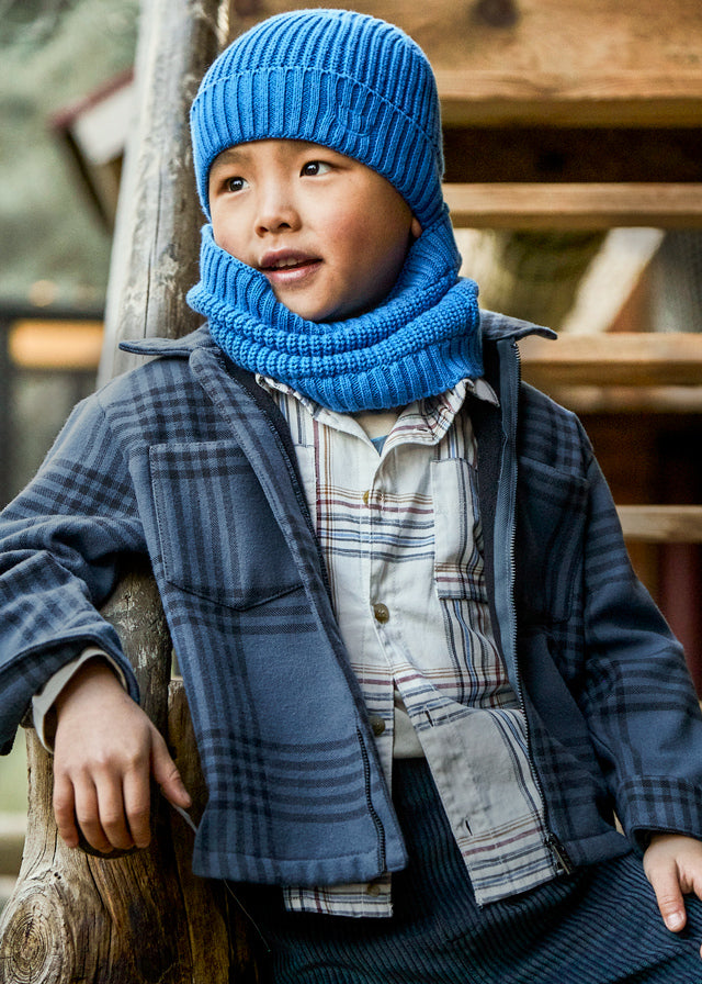 Blusão xadrez - mayoral - Mini Menino - AW25-4414