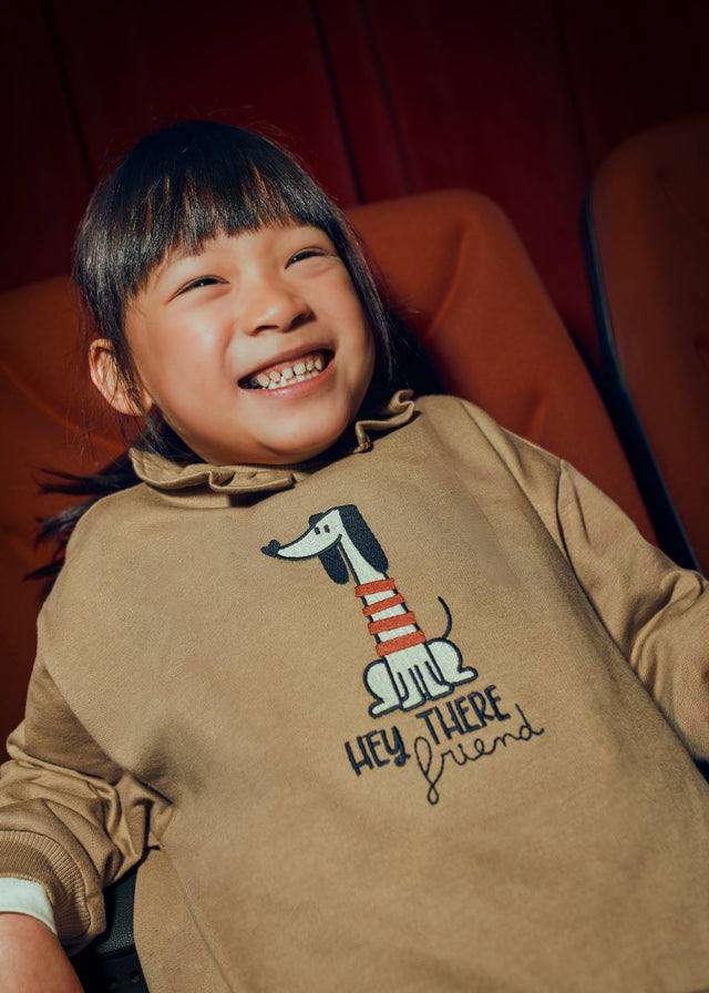 Sweat gola folho - mayoral - Mini Menina - AW25-4430