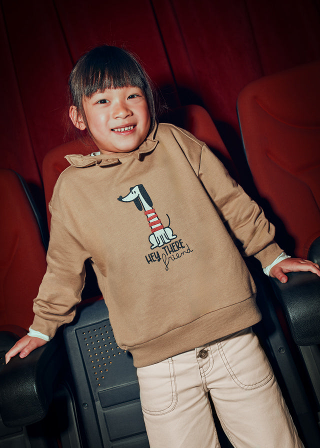 Sweat gola folho - mayoral - Mini Menina - AW25-4430