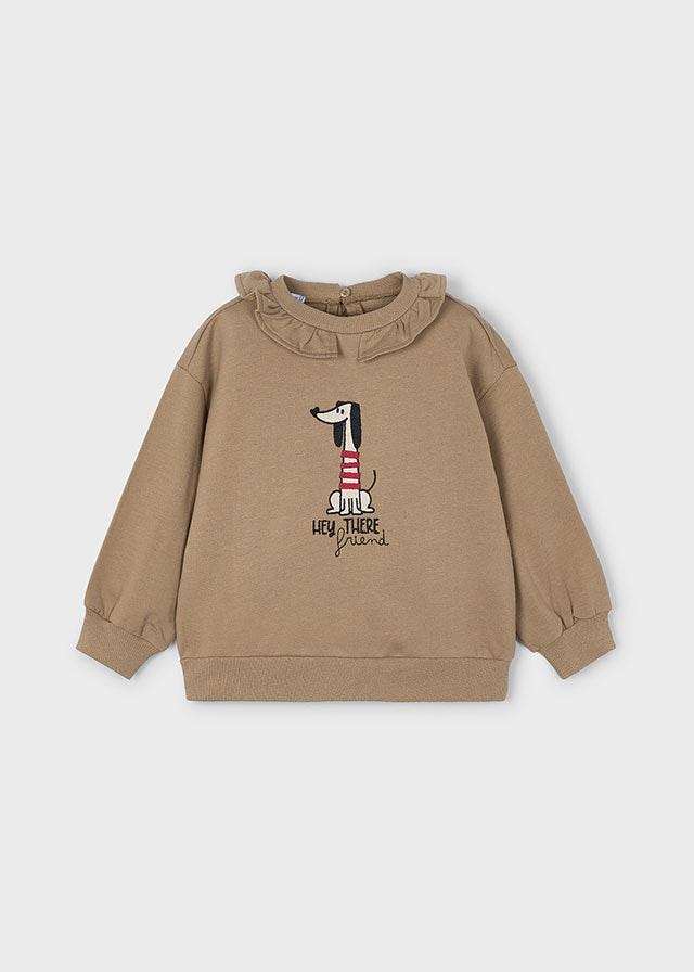 Sweat gola folho - mayoral - Mini Menina - AW25-4430