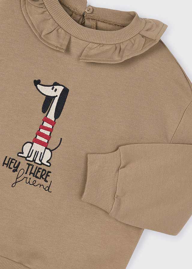 Sweat gola folho - mayoral - Mini Menina - AW25-4430