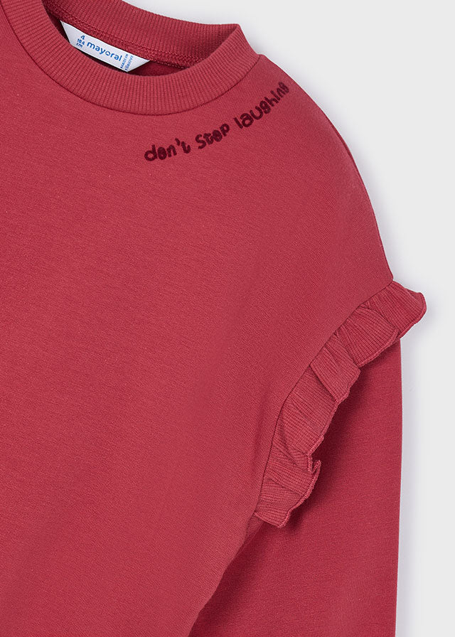 Sweat folho mangas - mayoral - Mini Menina - AW25-4433
